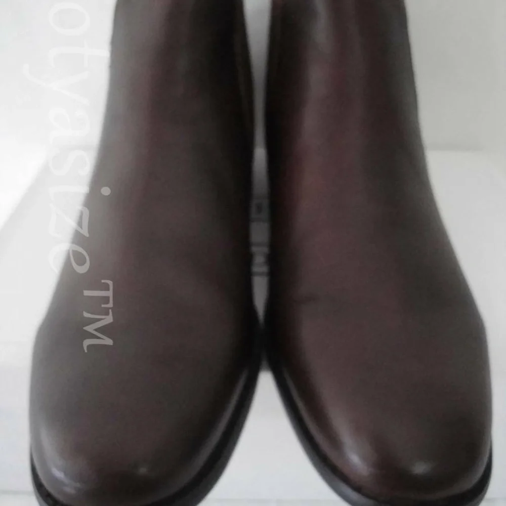 STEVE MADDEN‎ MACHHO LEATHER CASUAL CHELSEA BOOTS